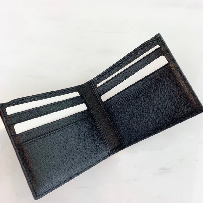 Gucci GG Marmont Metal-Free Tanned Leather Bi-Fold Wallet 428726