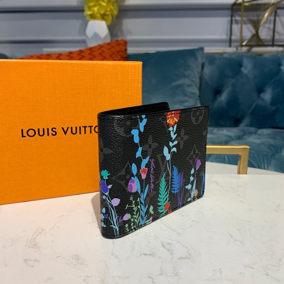 Louis Vuitton Flower Print Multiple Wallet M60895