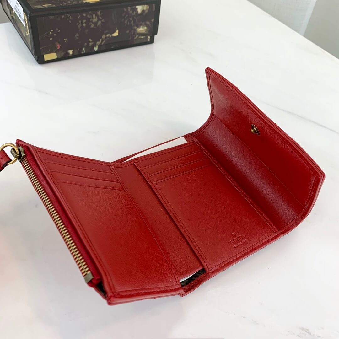 Gucci GG Marmont Matelassé Wallet 474802