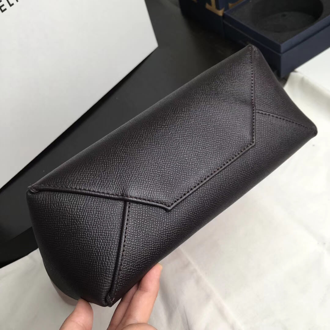 Celine Small Cabas In Grained Calfskin 189813 Pink/Black