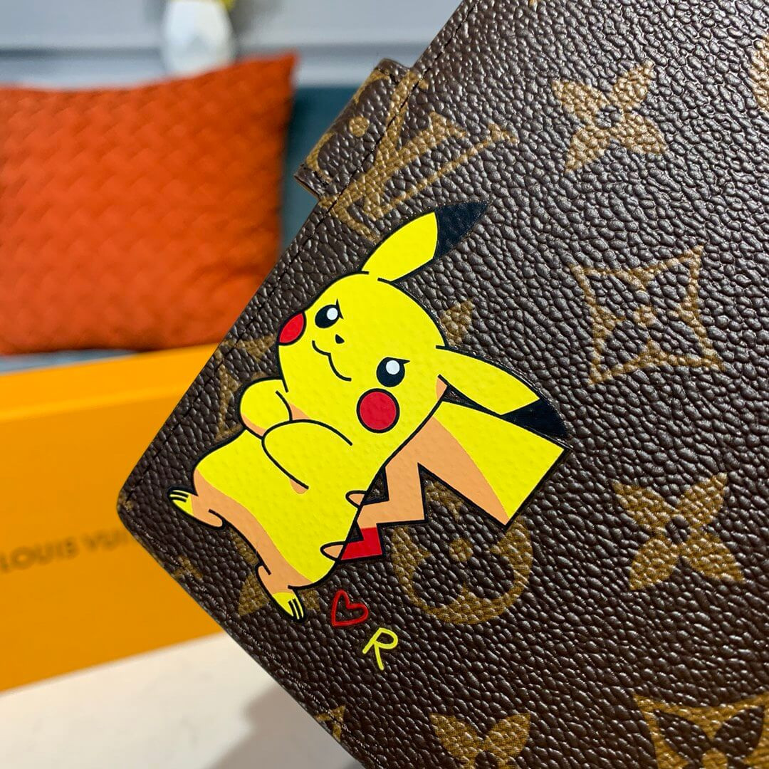 Louis Vuitton Monogram Pikachu Print Small Ring Agenda Cover R20005