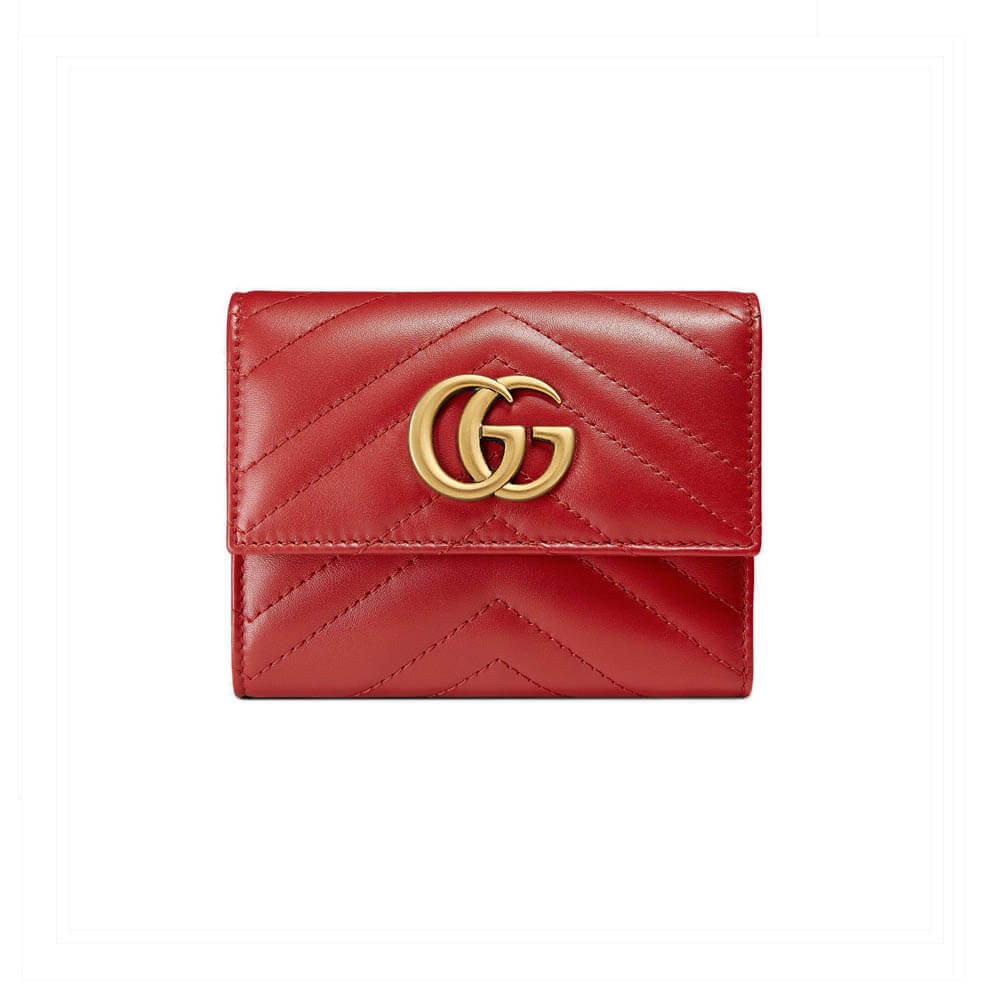 Gucci GG Marmont Matelassé Wallet 474802