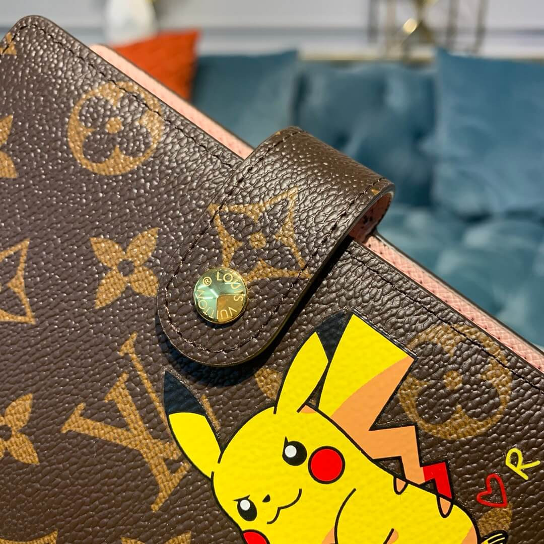 Louis Vuitton Monogram Pikachu Print Small Ring Agenda Cover R20005