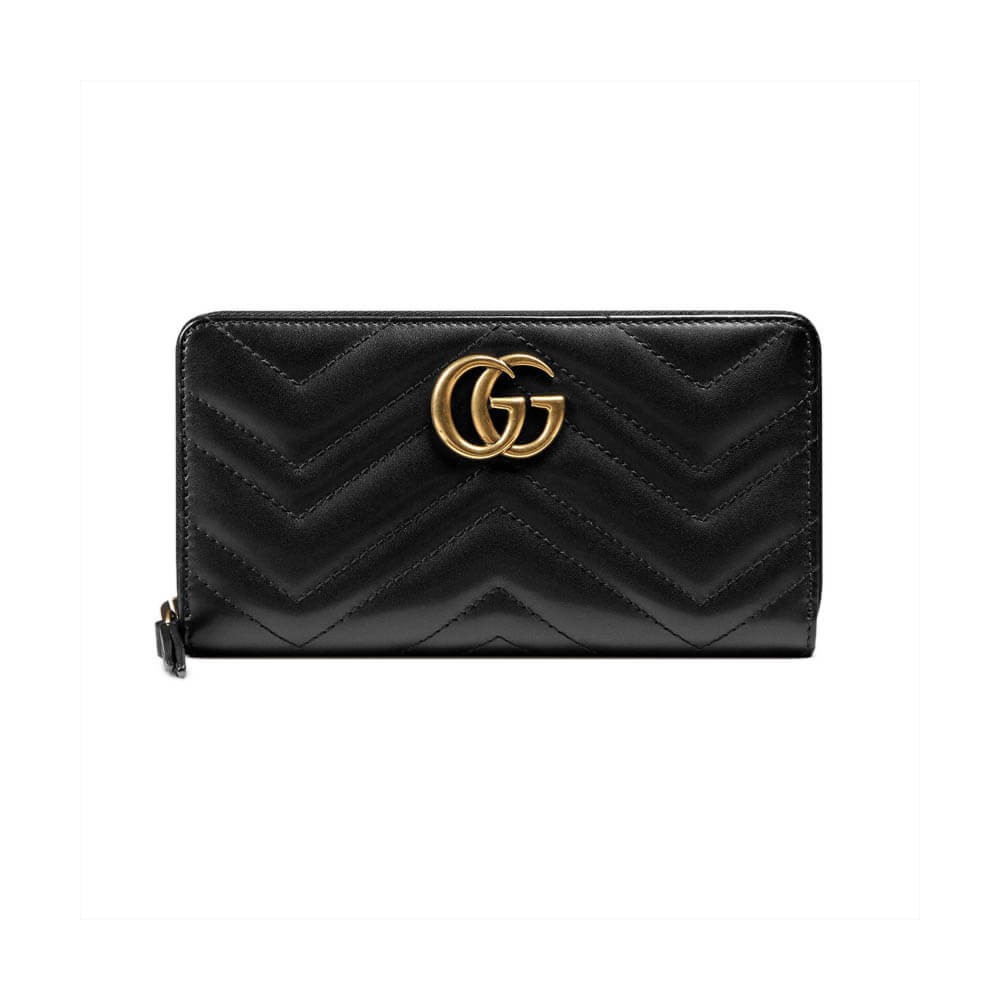 Gucci GG Marmont Zip Around Wallet 443123