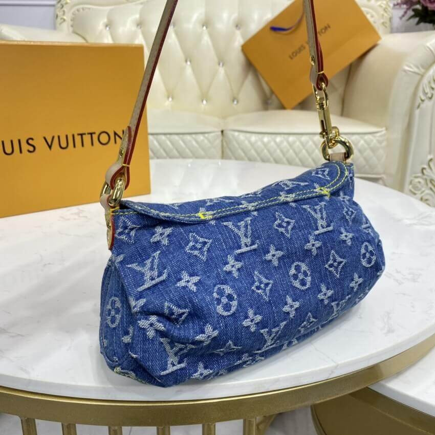 Louis Vuitton Monogram Denim Mini Pleaty M95050