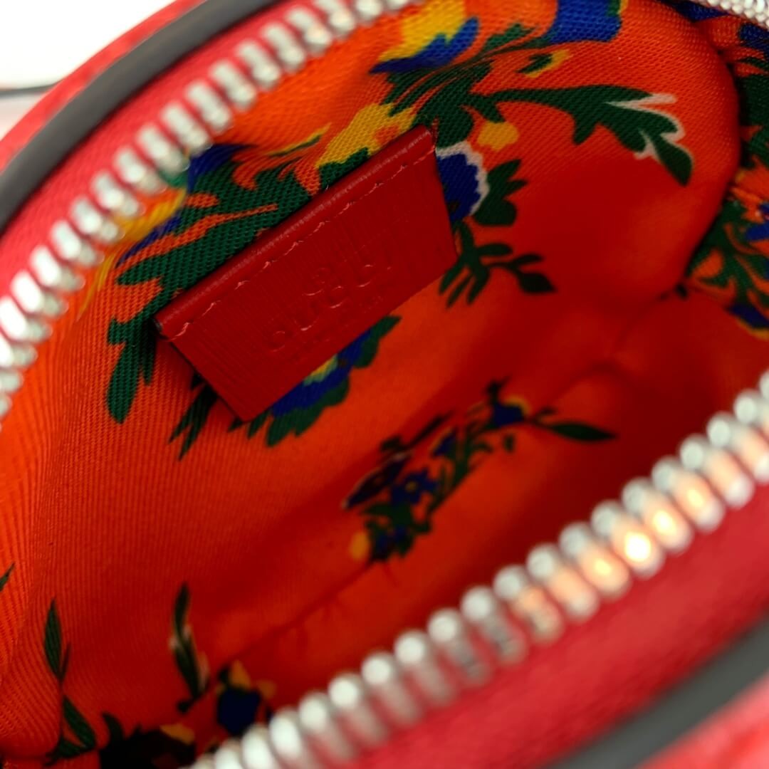 Gucci Childrens Check Bow GG Messenger 478294 Red