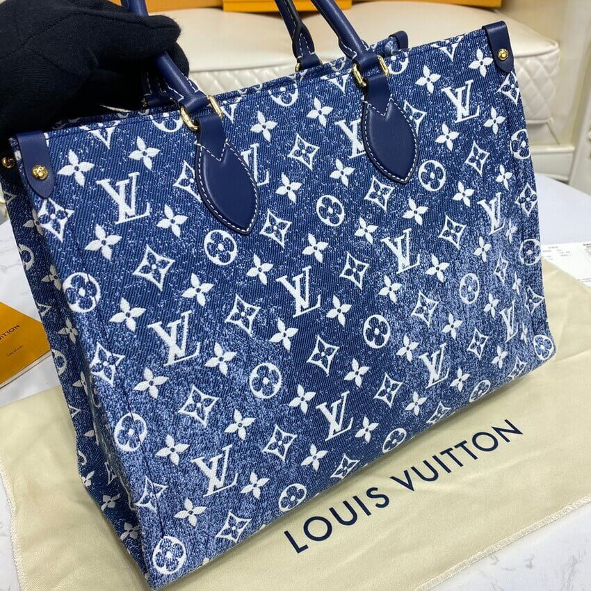 Louis Vuitton Monogram Jacquard Denim OnTheGo MM M59608