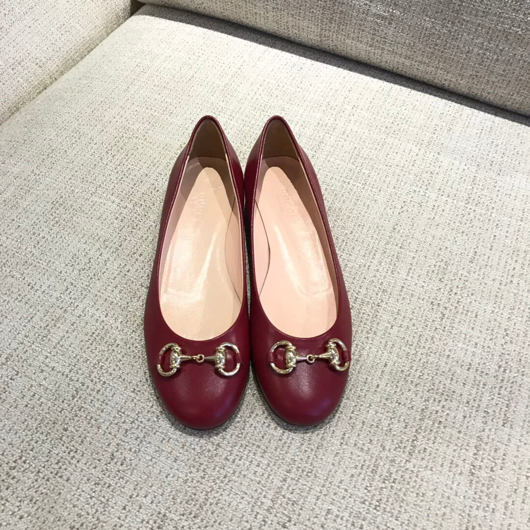 Gucci Leather Ballerinas 473160