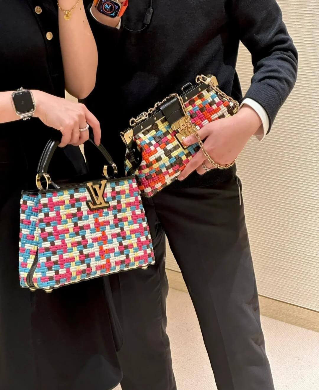 Louis Vuitton Multicolor Coated Canvas Capucines BB Bag M22270