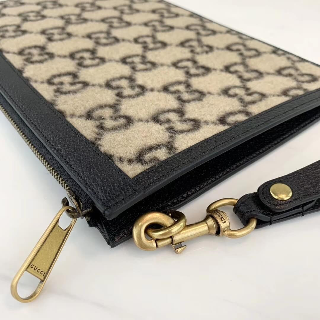 Gucci GG Wool Pouch 597627