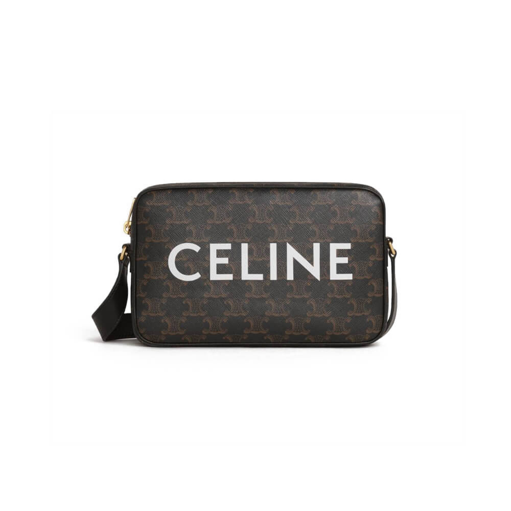 Celine Medium Messenger Bag In Triomphe Canvas 194502