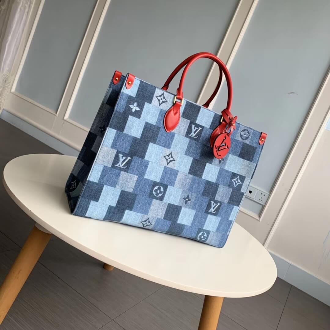 Louis Vuitton Monogram Denim Canvas Onthego GM M44992