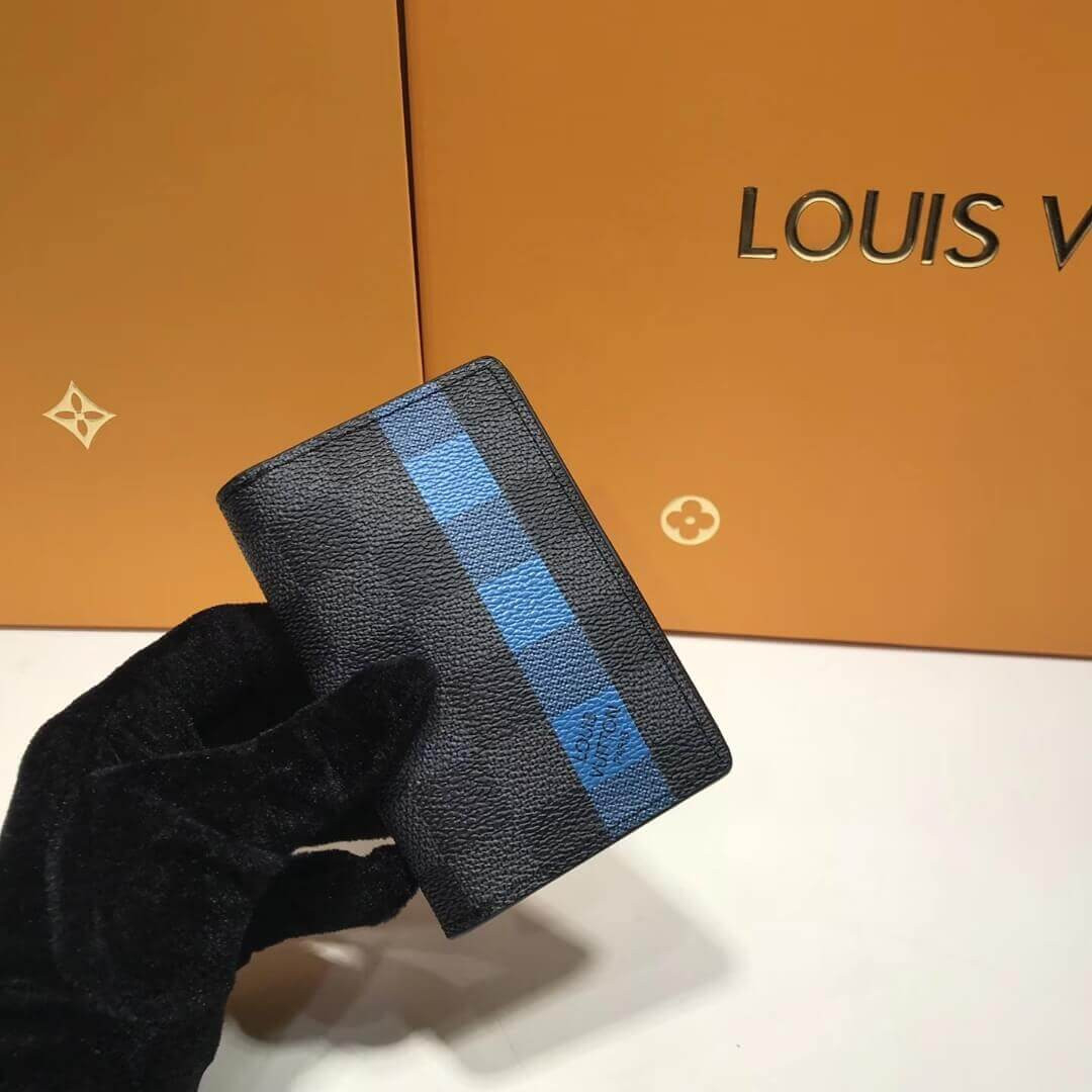 Louis Vuitton Damier Graphite Stripe Pocket Organizer N60076