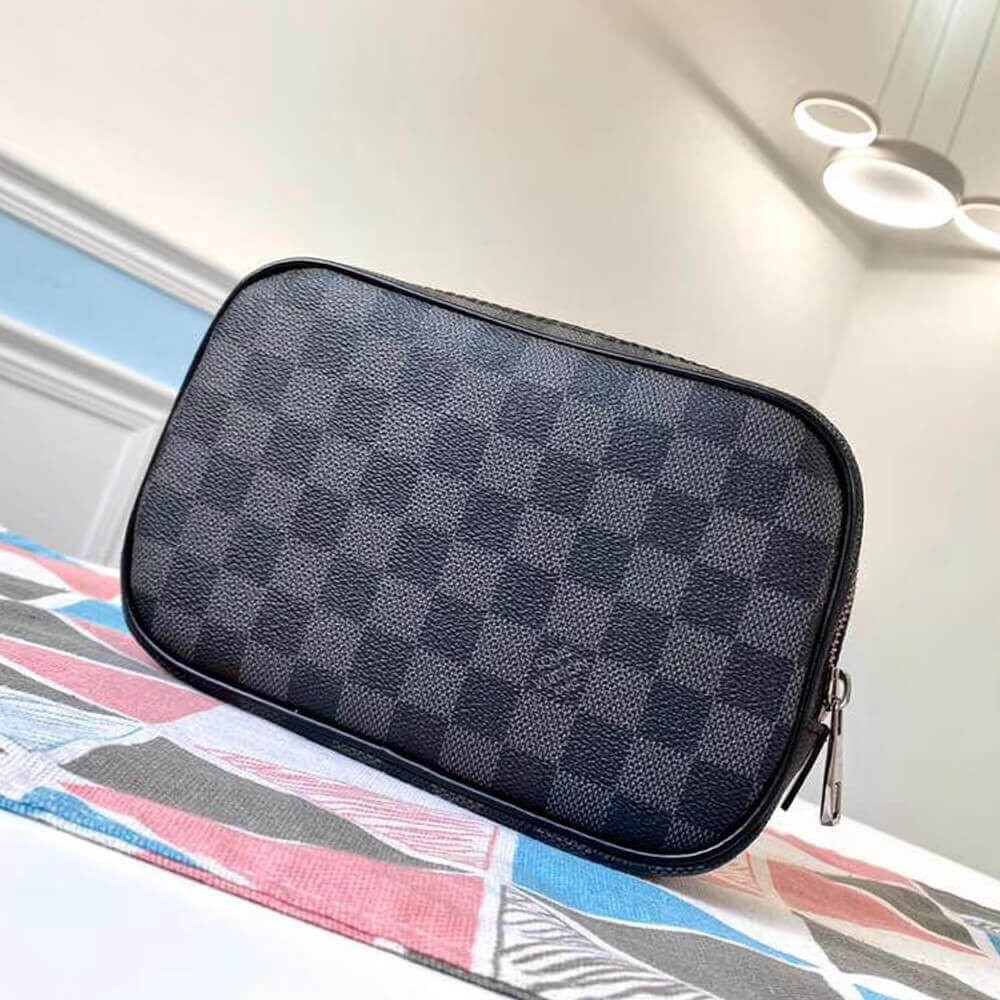 Louis Vuitton Damier Graphite Toilet Pouch PM N47522