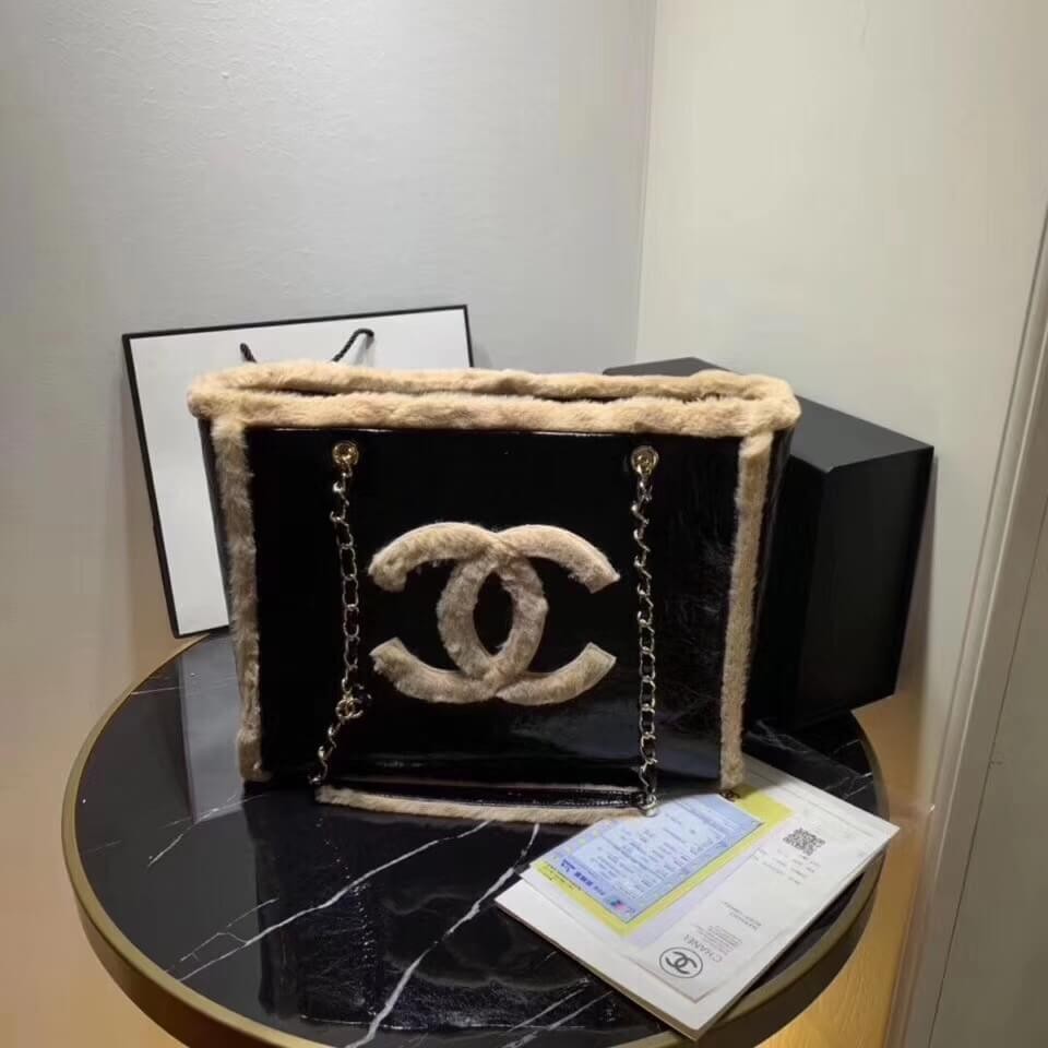 Chanel Sheepskin Shopping Bag AS1167