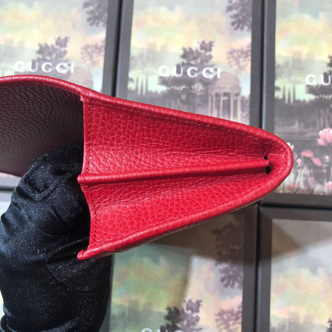 Gucci Leather Continental Wallet 456116