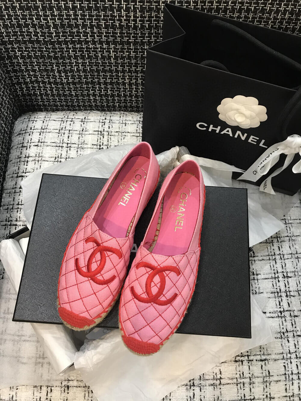 Chanel Quilted Espadrilles G32910