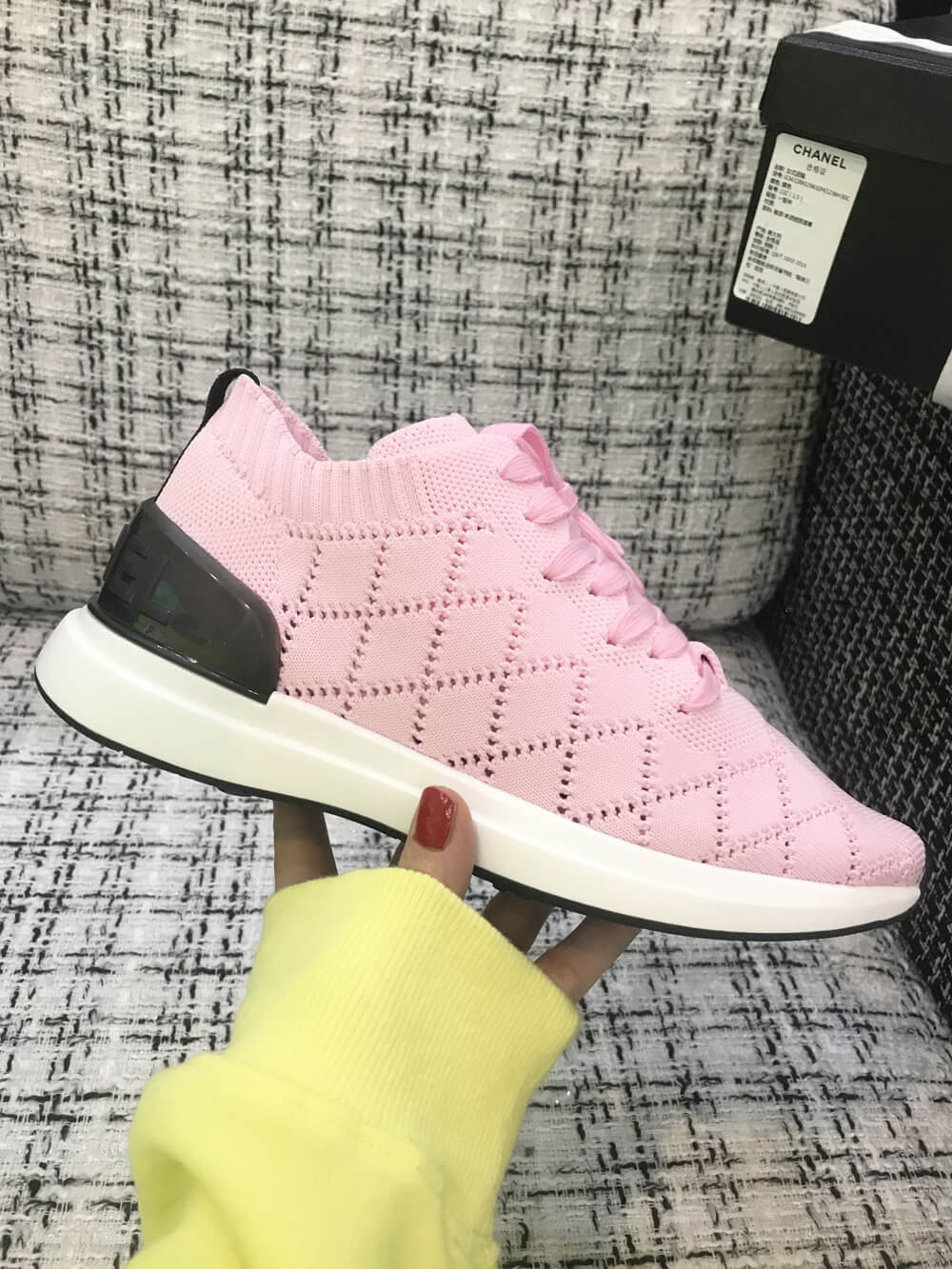 Chanel Mixed Fibers Sneakers G35549