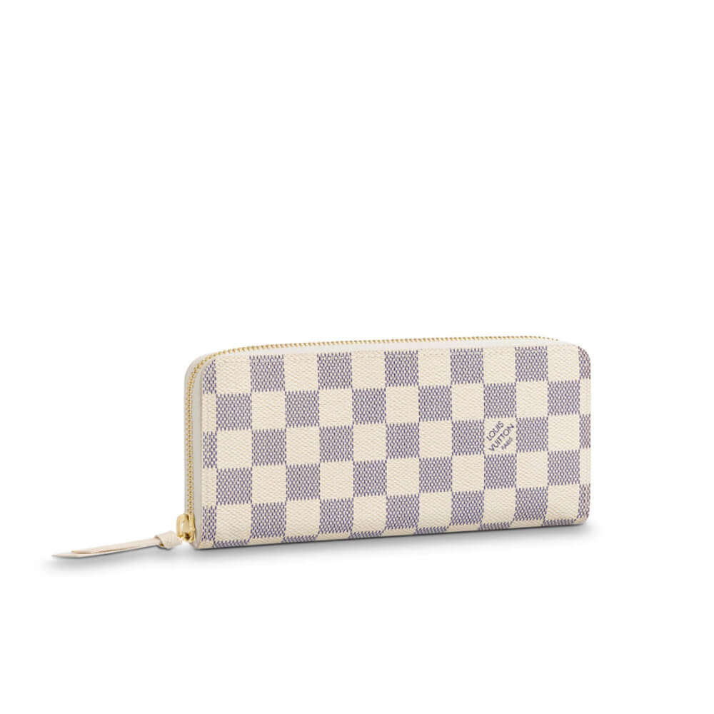 Louis Vuitton Damier Azur Clemence Wallet N61210 N61264