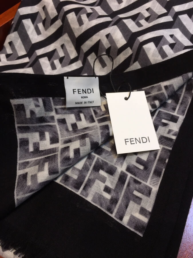 Fendi Cashmere FF Maxi Stole 899A