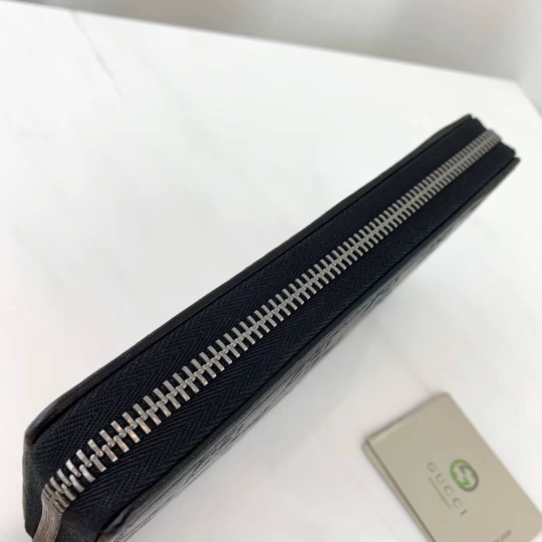 Gucci Signature Zip Around Wallet 291105