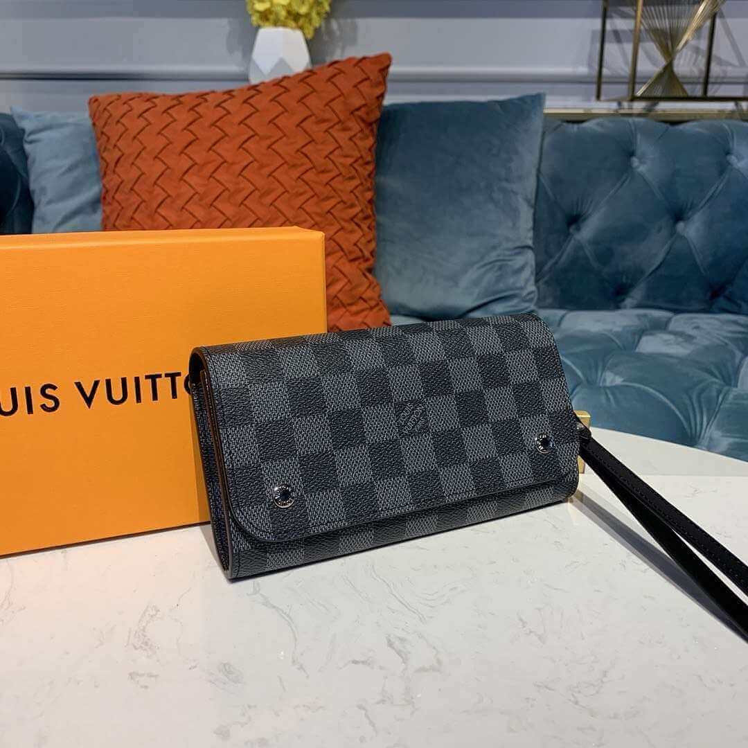 Louis Vuitton Damier Graphite Canvas Kasai Wallet M58080