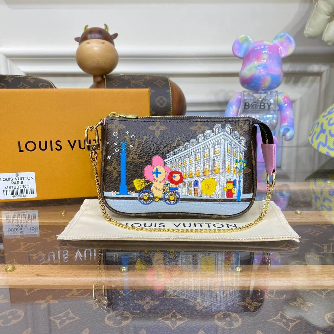Louis Vuitton Christmas Animation 2022 Mini Pochette Accessoires M81637