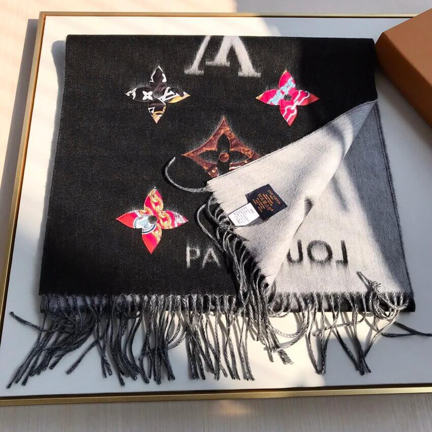 Louis Vuitton Be Mindful Reykjavik Scarf M76160 Black