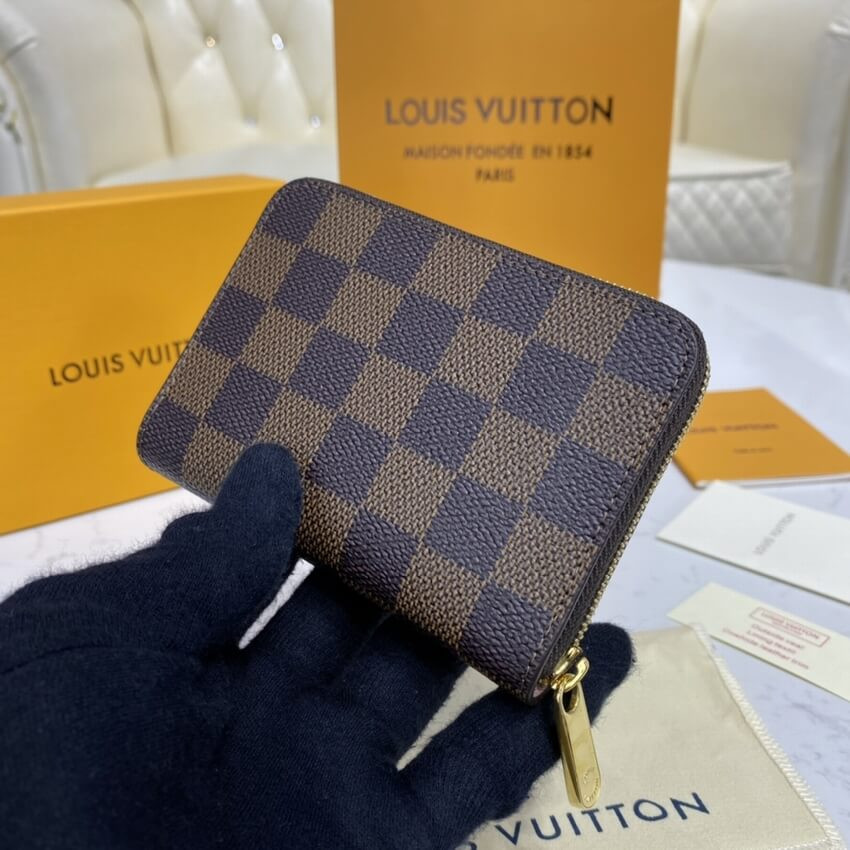 Louis Vuitton Damier Ebene Zippy Coin Purse N60213