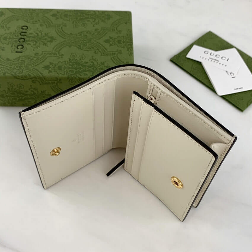 Gucci Les Pommes Card Case Wallet 663922