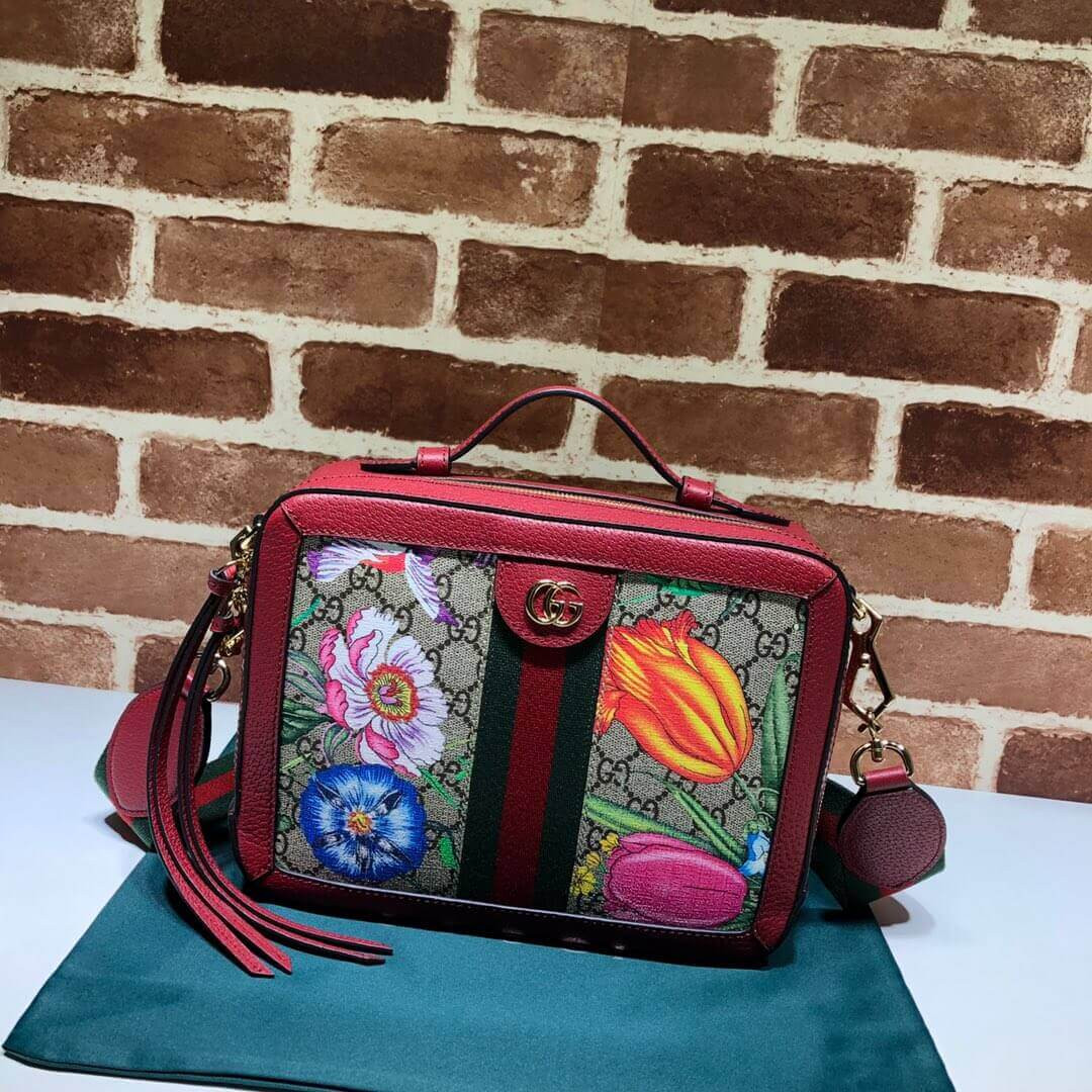 Gucci Ophidia GG Flora Small Shoulder Bag 550622
