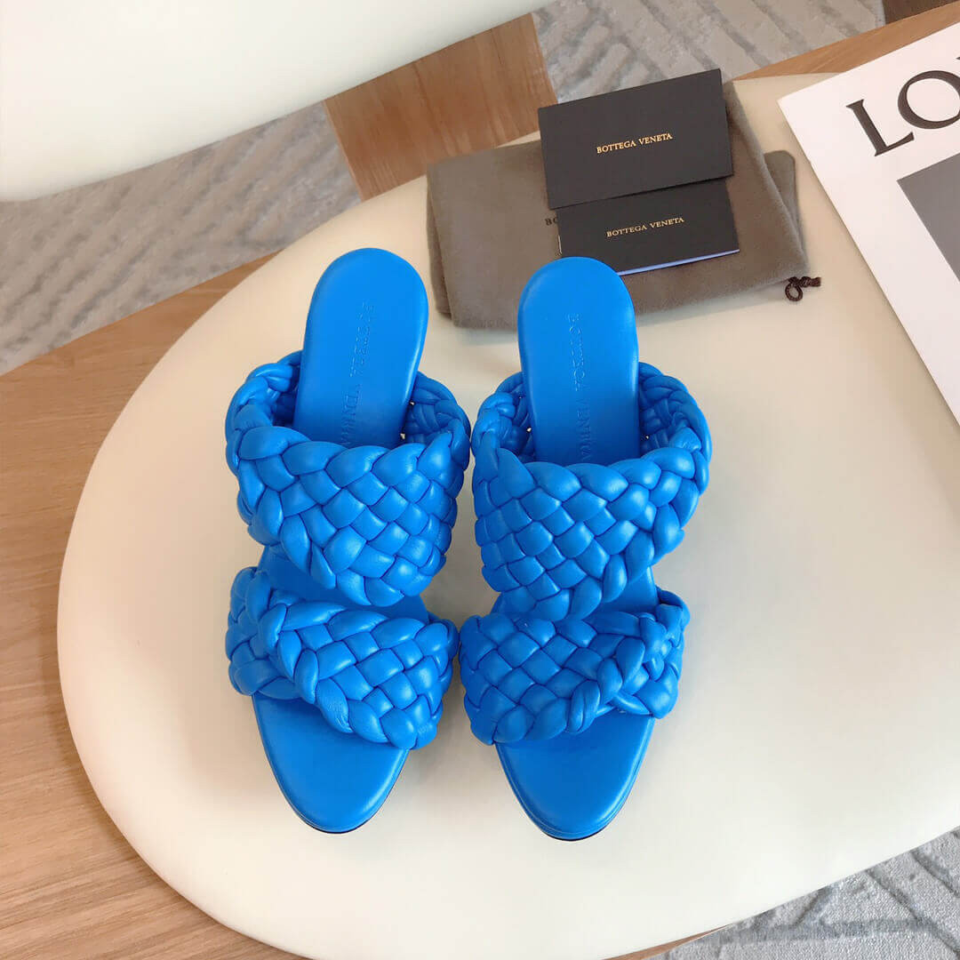 Bottega Veneta BV Curve Sandals 621213 Blue