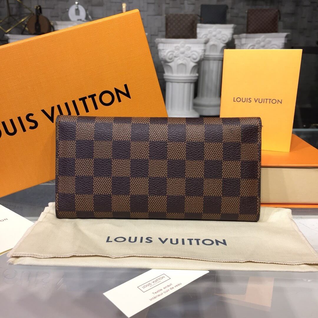 Louis Vuitton Damier Ebene Canvas Josephine Wallet N63543