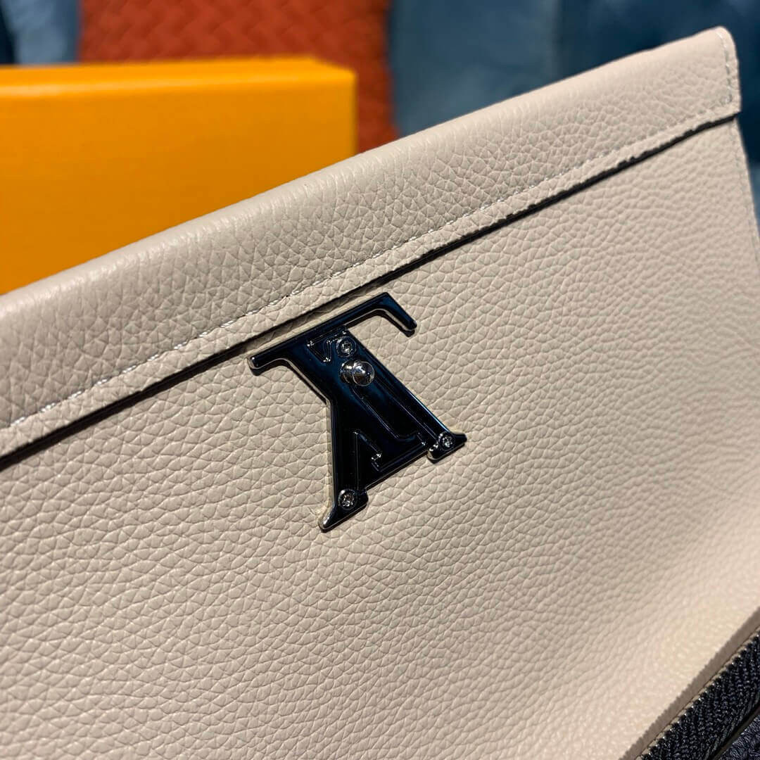 Louis Vuitton Lockme II Wallet M62350 Beige/Black