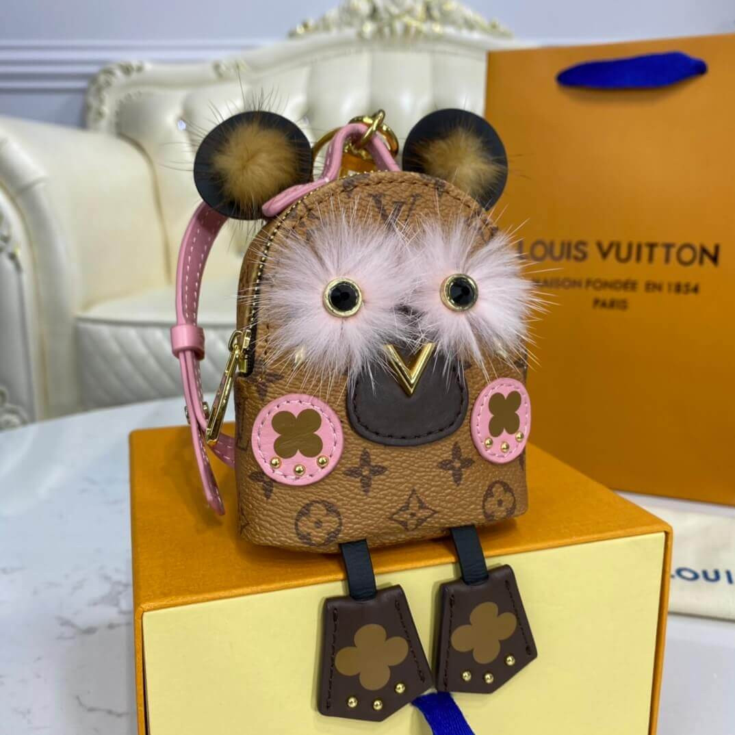 Louis Vuitton Palm Springs Bear Bag Charm and Key Holder M69552
