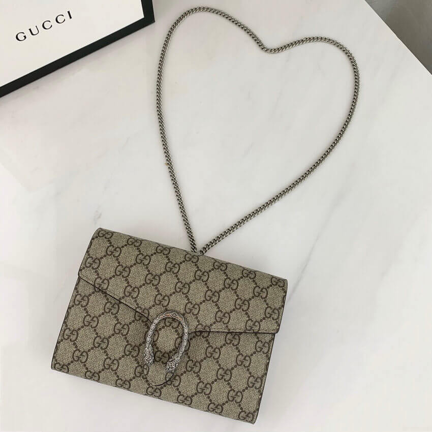 Gucci Dionysus GG Supreme Mini Chain Bag 401231