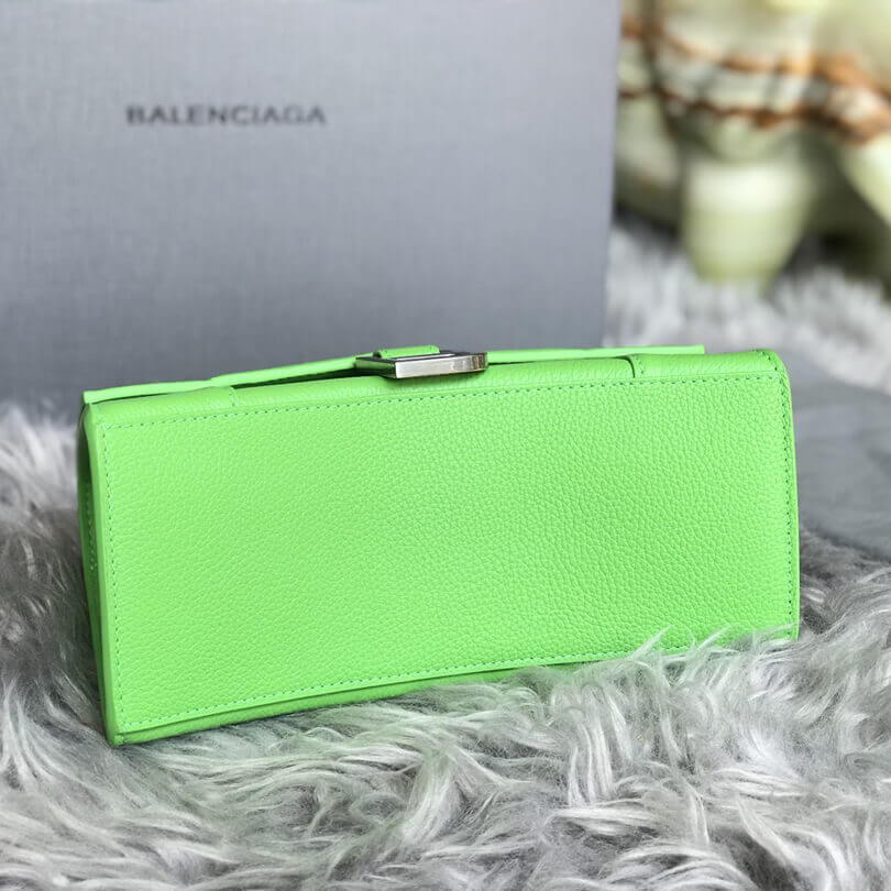 Balenciaga Hourglass S Textured-Leather Tote