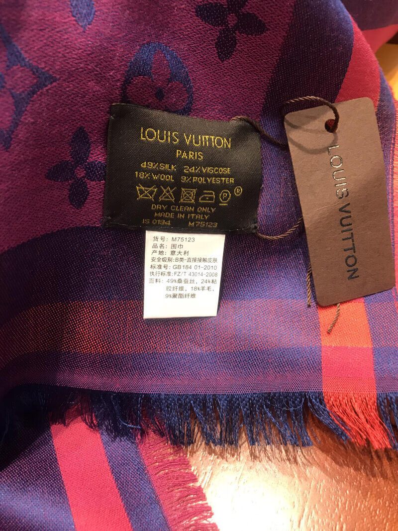 Louis Vuitton Monogram Shine Shawl 3506