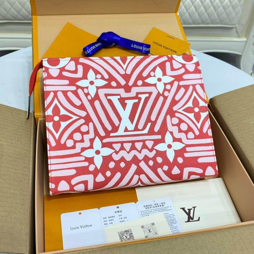 Louis Vuitton LV Crafty Toiletry Pouch 26 M45476 Red