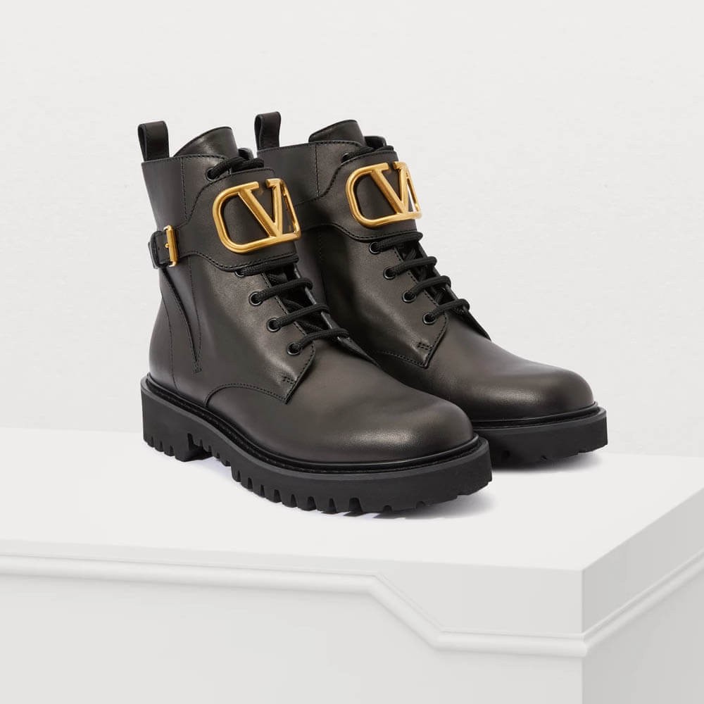 Valentino Garavani Go Logo Ankle Boots N91