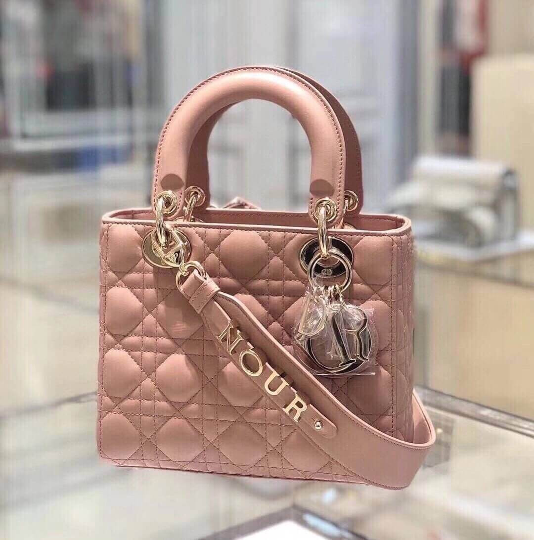 Christian Dior Lambskin My ABCdior Lady Dior Bag M0538