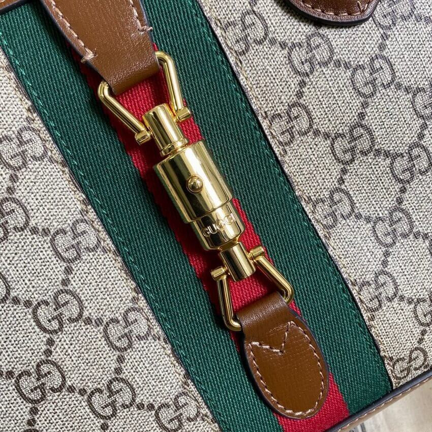 Gucci Jackie 1961 Medium Tote Bag 649016 GG Supreme