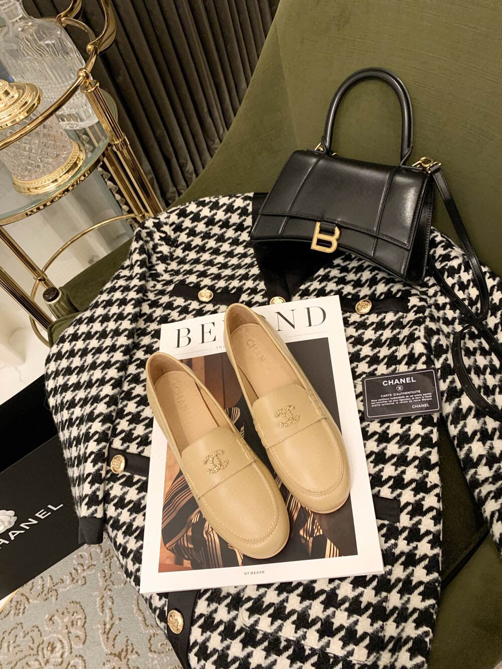 Chanel Chain Plain Loafers G35631