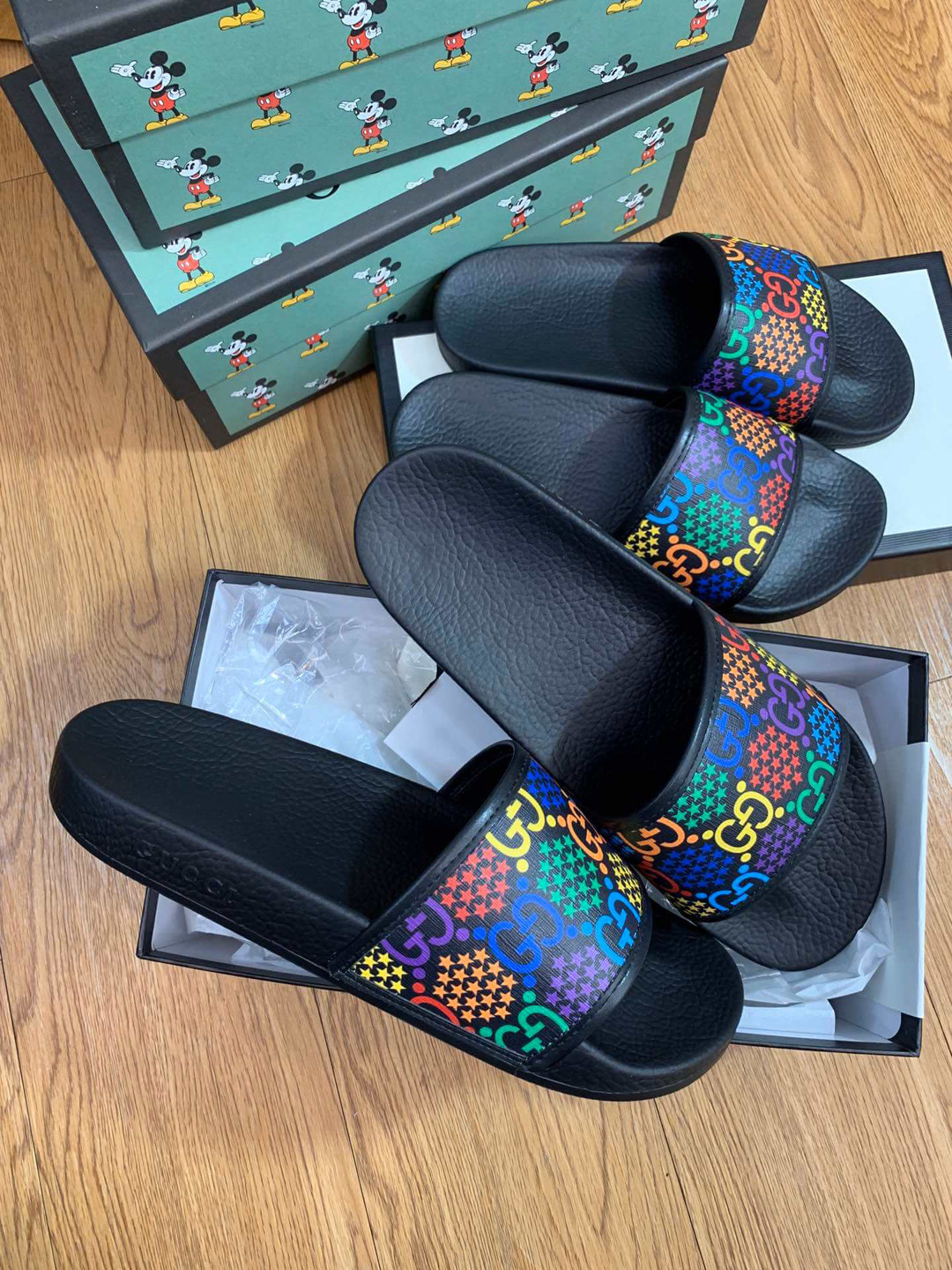 Gucci GG Psychedelic slide 610089