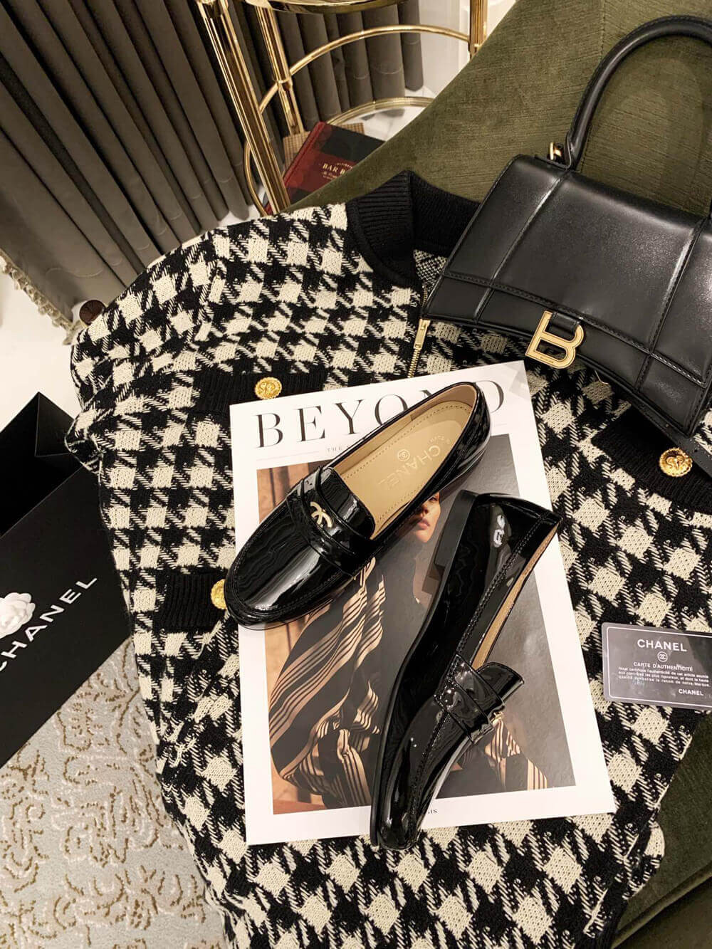 Chanel Patent Leather Loafers G35631