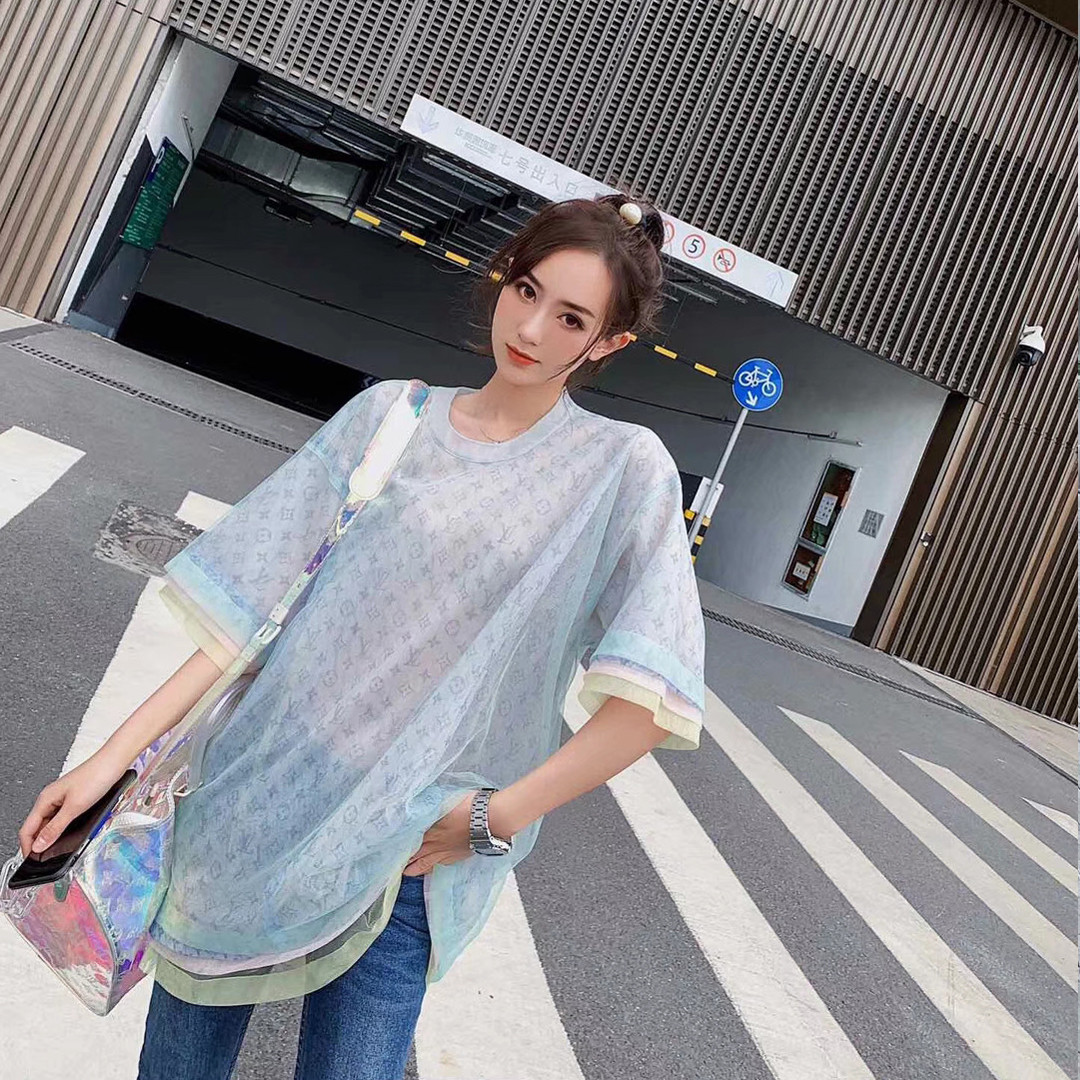 Louis Vuitton Monogram Tulle T-Shirt 1A7QKO