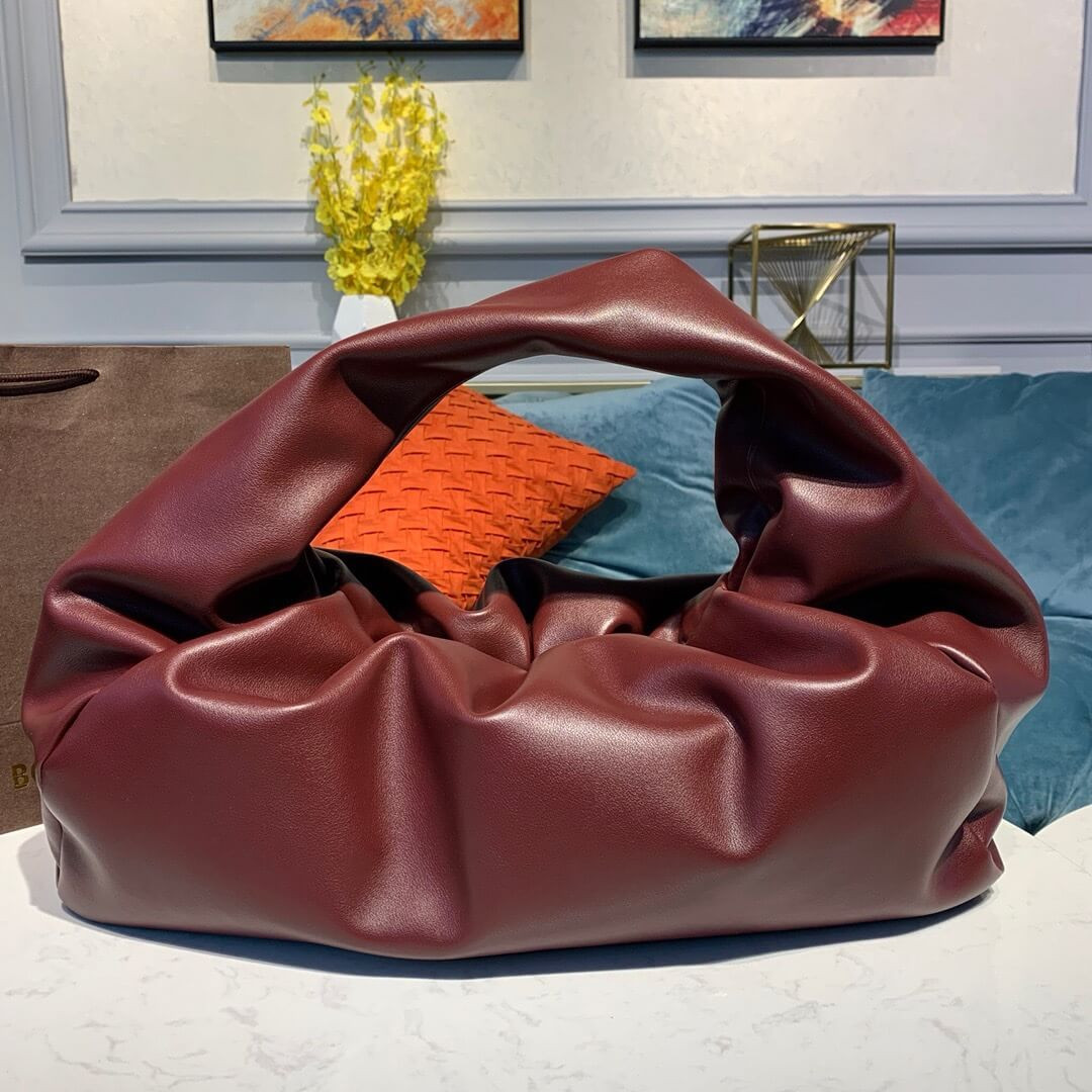 Bottega Veneta The Shoulder Pouch Large Leather Bag 607984