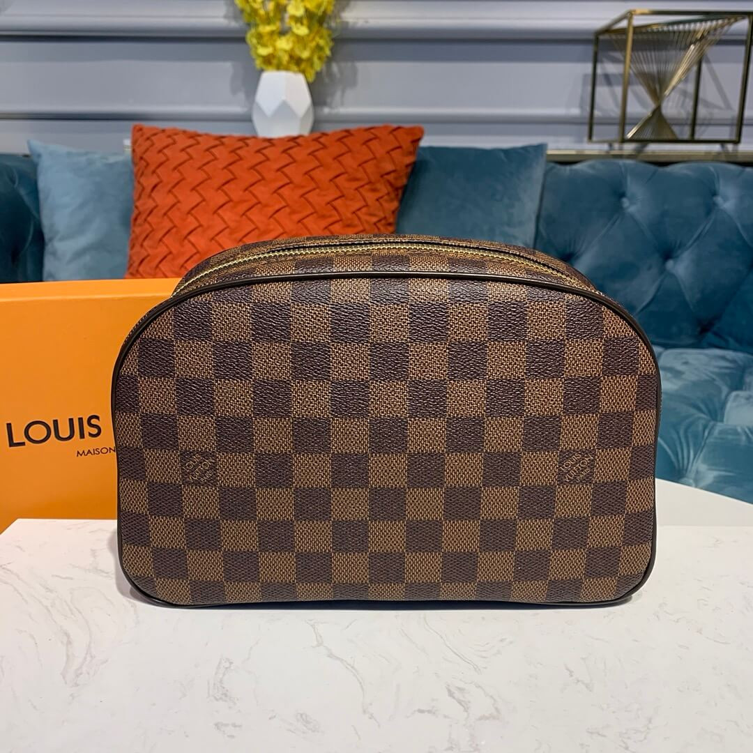 Louis Vuitton Damier Ebene Canvas Toiletry Bag 25 N47624
