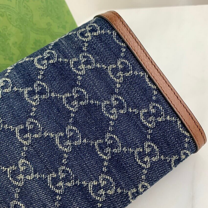 Gucci Denim Dionysus Mini Chain Bag 401231