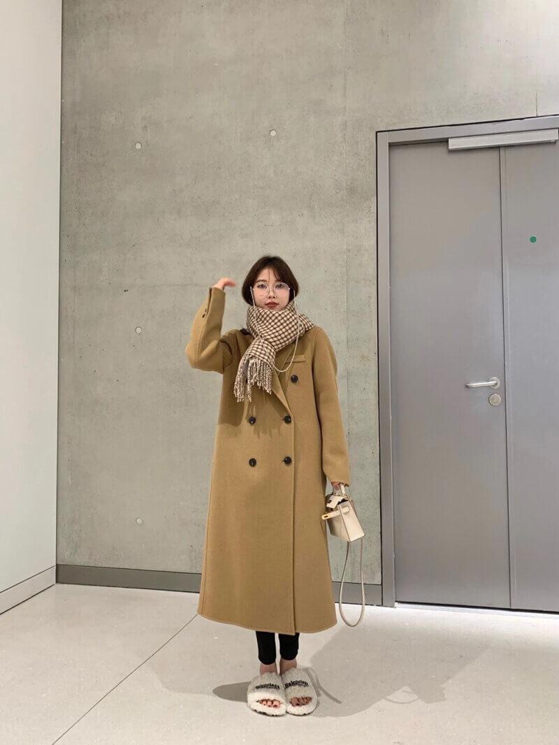 Fendi Cream Wool And Cashmere Scarf FXT334